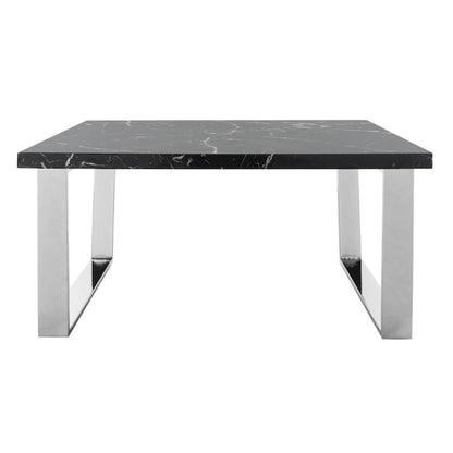 SAFAVIEH Bea Black/ Brass Square Coffee Table - 31.5 x 31.5 x 15.8 - 32Wx32Dx16H