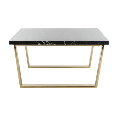 SAFAVIEH Bea Black/ Brass Square Coffee Table - 31.5 x 31.5 x 15.8 - 32Wx32Dx16H