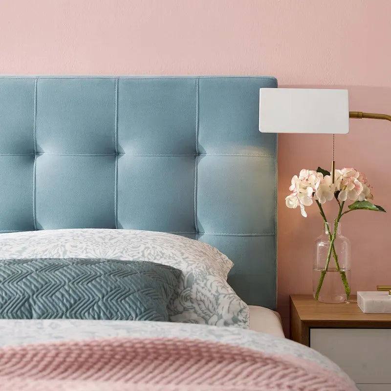 Copper Grove Worishofen Full-size Tufted Velvet Headboard