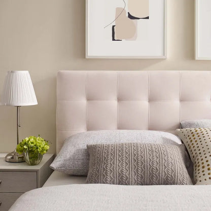 Copper Grove Worishofen Full-size Tufted Velvet Headboard