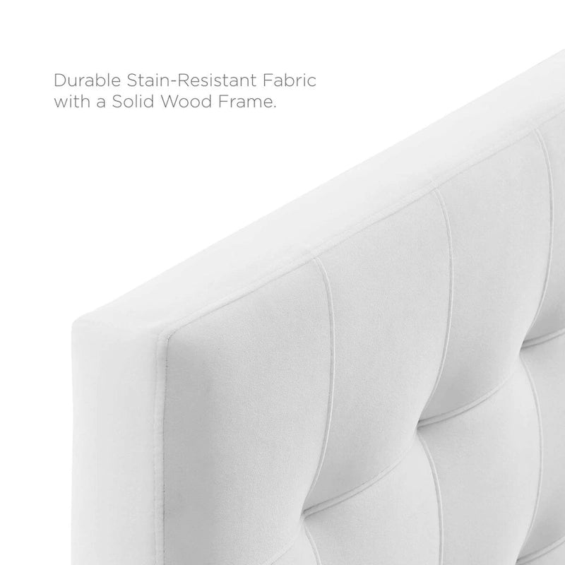 Copper Grove Worishofen Full-size Tufted Velvet Headboard