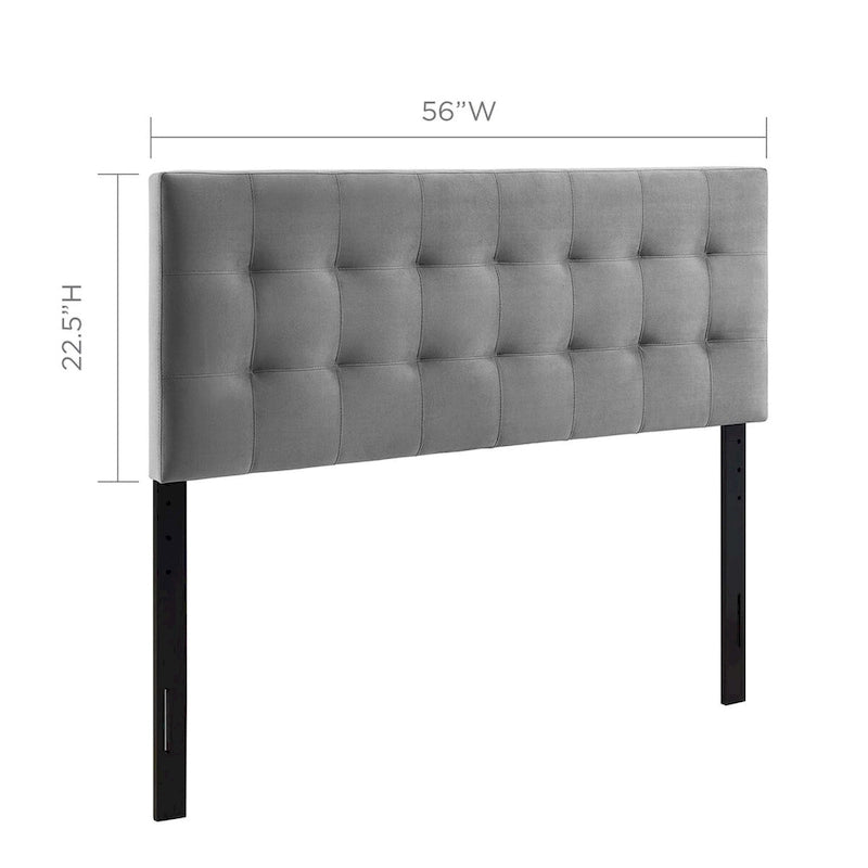 Copper Grove Worishofen Full-size Tufted Velvet Headboard
