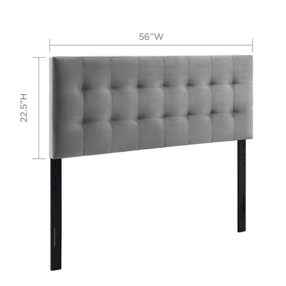 Copper Grove Worishofen Full-size Tufted Velvet Headboard