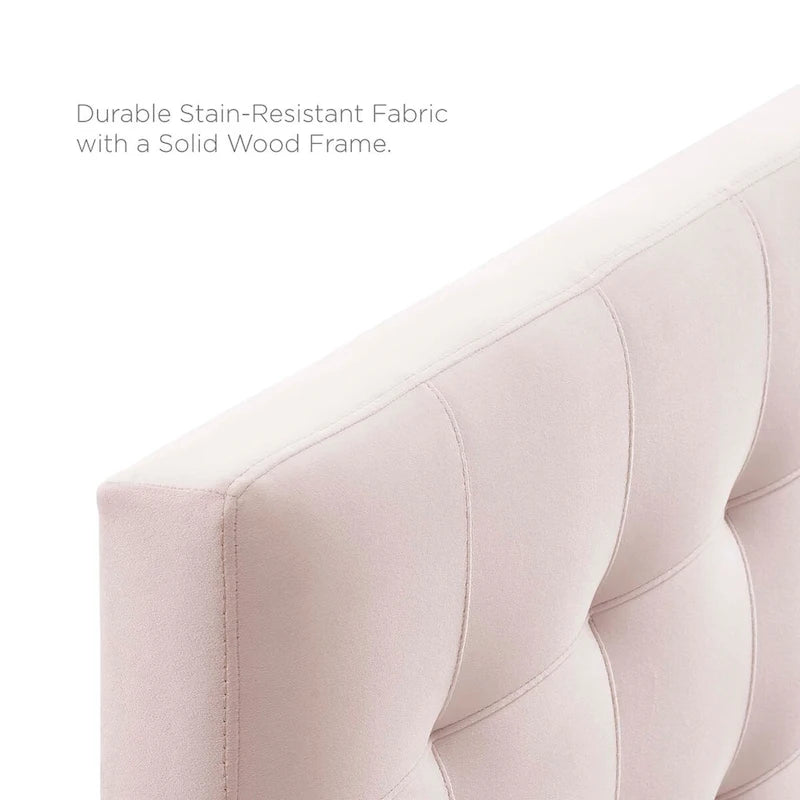 Copper Grove Worishofen Full-size Tufted Velvet Headboard