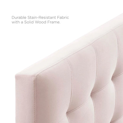 Copper Grove Worishofen Full-size Tufted Velvet Headboard