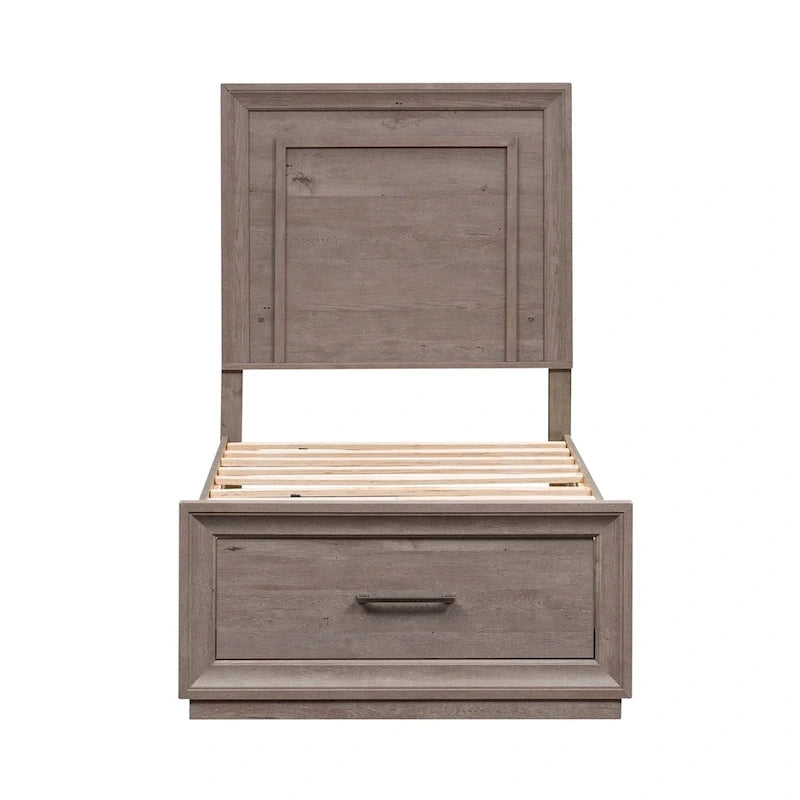 Horizons Graystone Full Size Storage Bed