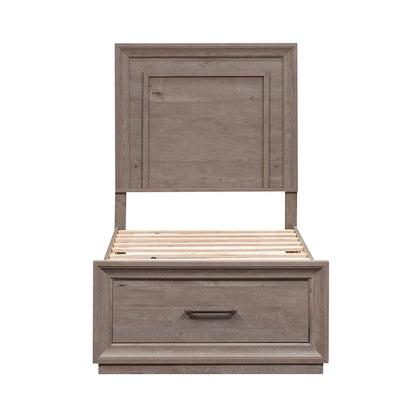 Horizons Graystone Full Size Storage Bed