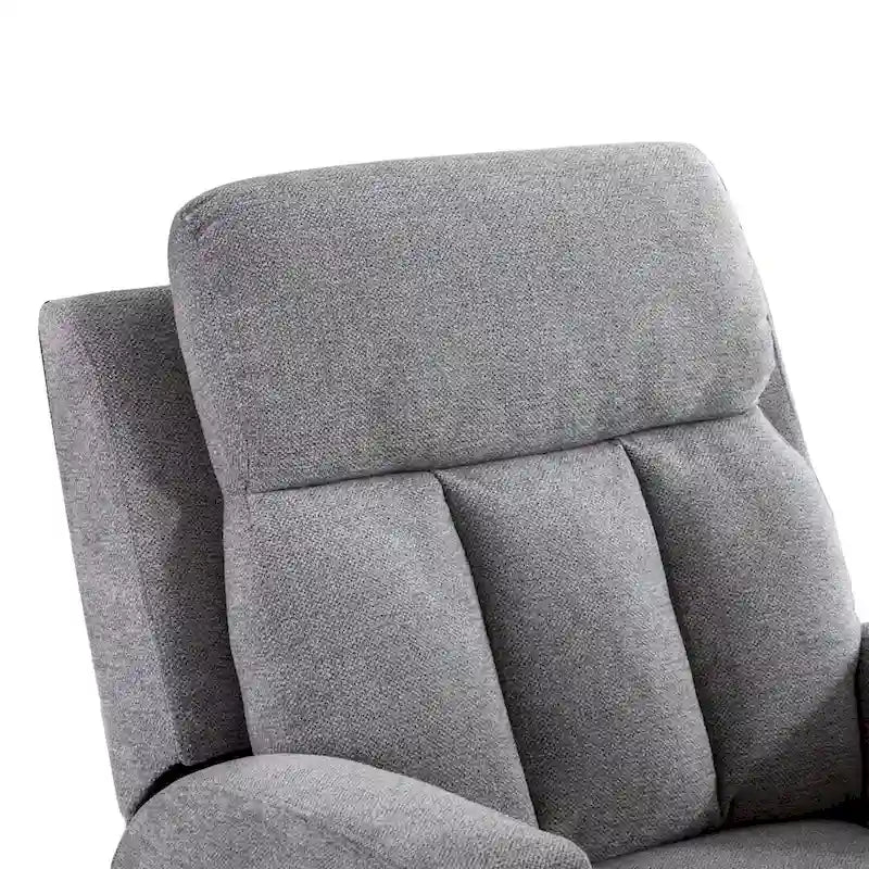 Massage Recliner and Manual Singles Sofa with Remote control