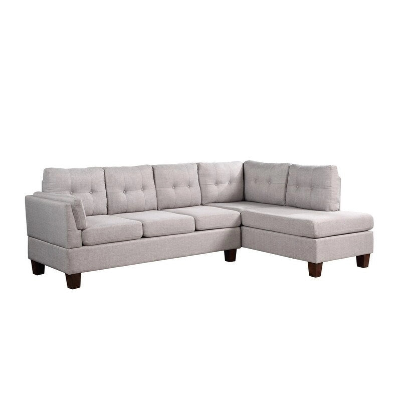 Dalia 97-inch Modern Sectional Sofa with Left Facing Chaise - 97W x 64.5D x 34H