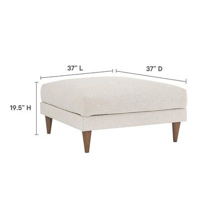 Zoya Down Filled Overstuffed Sofa and Ottoman Set