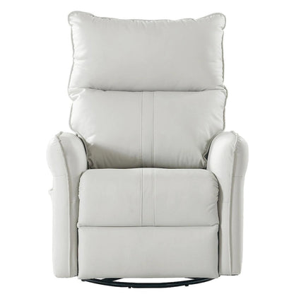 Modern PU Leather Rocker Seating Glider Swivel Recliner Chair