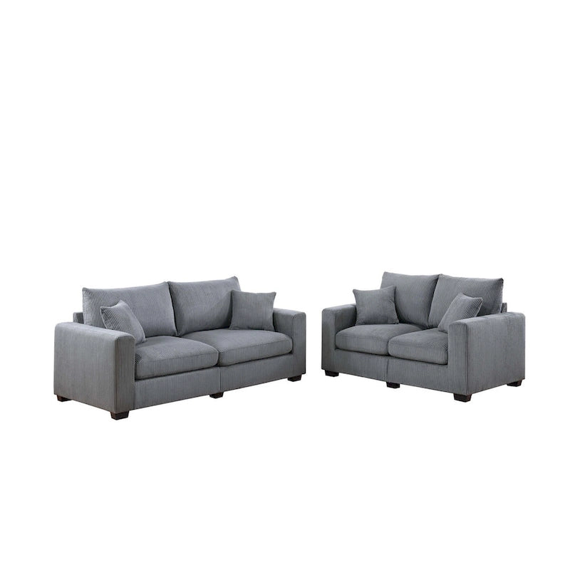 Poundex 2-Piece Sofa Set
