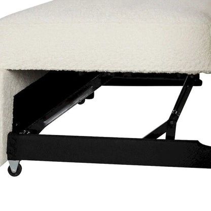 Sectional Sofa Pull Out Sofa Bed with Storage Ottoman, Convertible Sleeper for Living Room