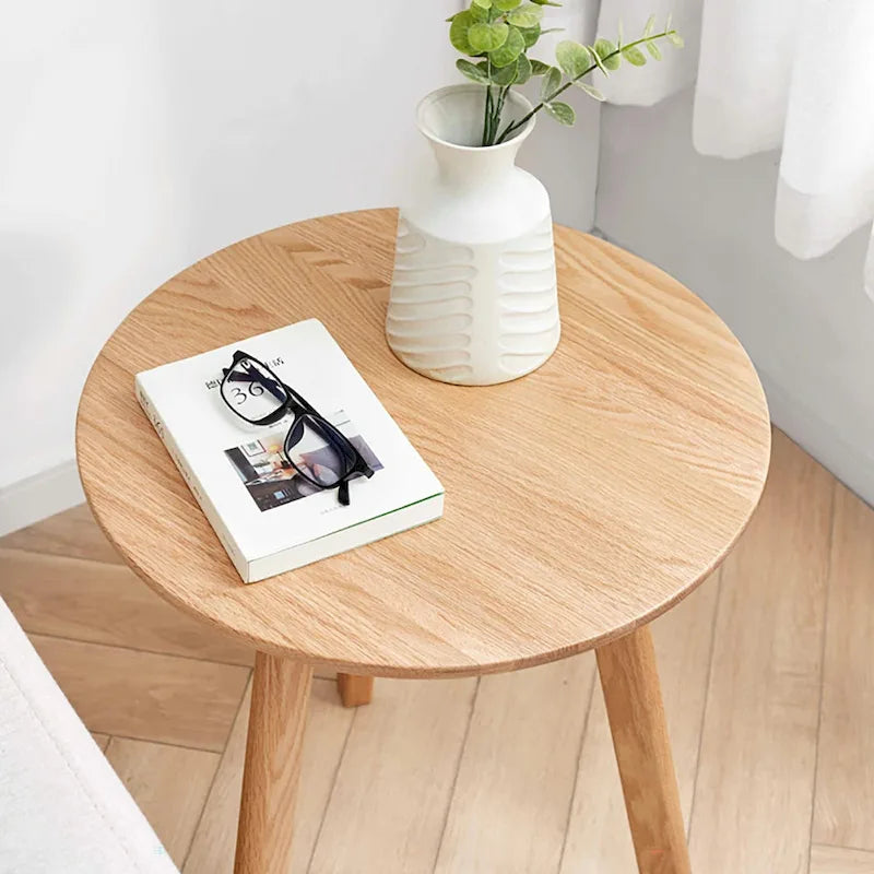 Round Small End Table Side Table Coffee Table