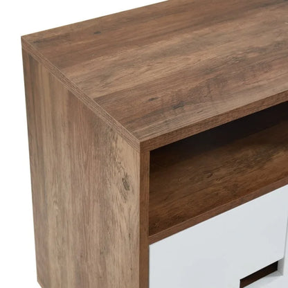 60 Wood Media Console TV Stand Classic Entertainment Center