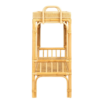 2-Tier Rattan Bar Storage Tray