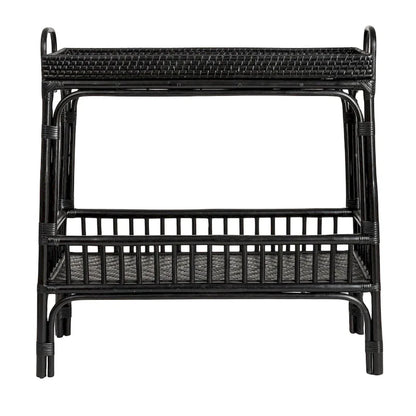 2-Tier Rattan Bar Storage Tray