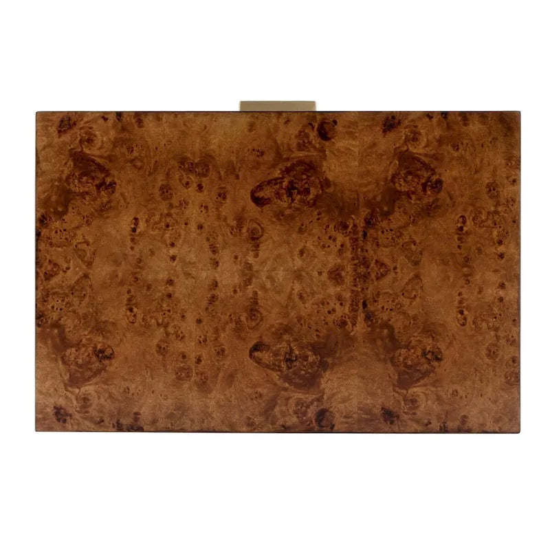 Kai 2 Drawer Burl Wood End Table