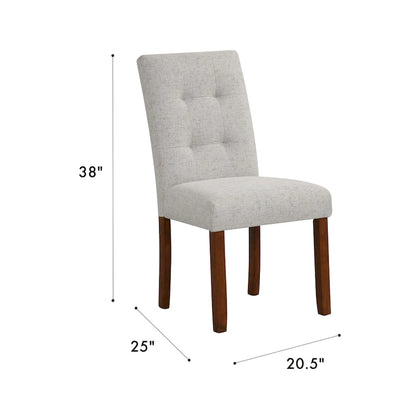 HomePop Tufted Back Dining Chair - Set of 2