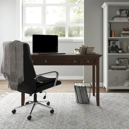 WYNDENHALL Halifax SOLID WOOD Transitional 54 inch Wide Desk