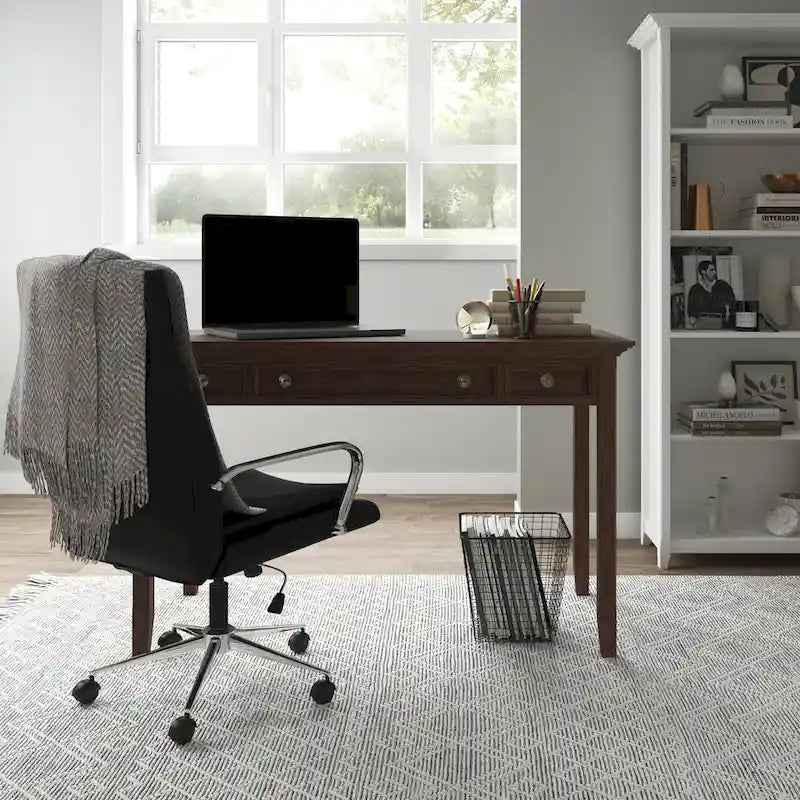 WYNDENHALL Halifax SOLID WOOD Transitional 54 inch Wide Desk