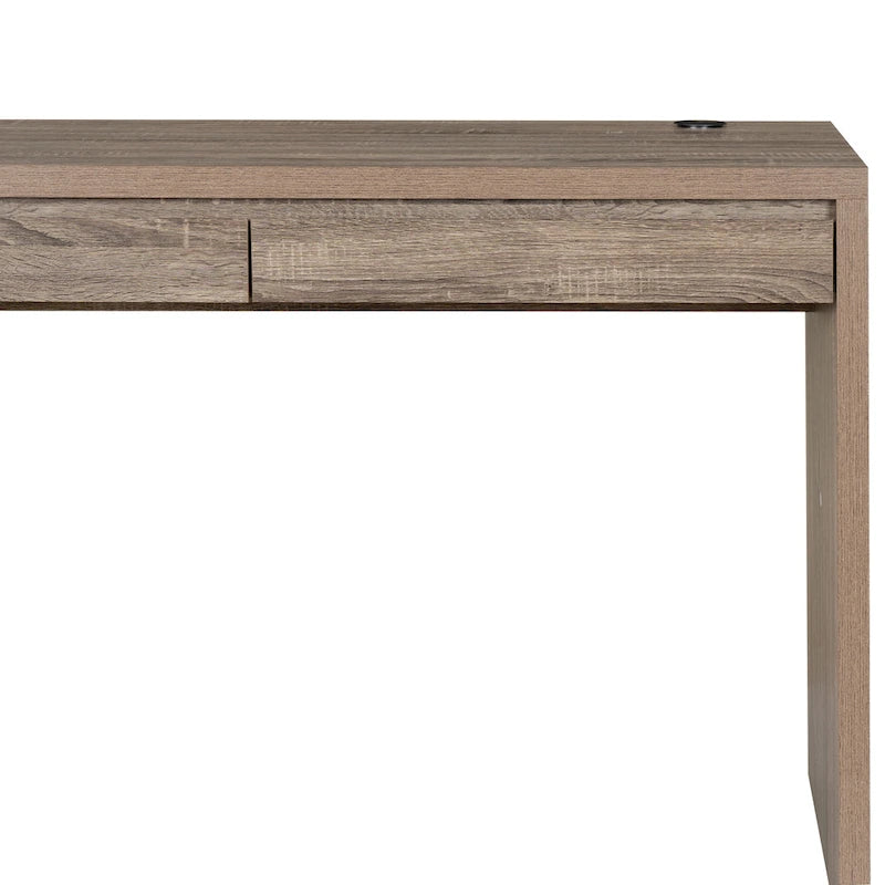 Dublin Mission Grey Two Drawer Desk