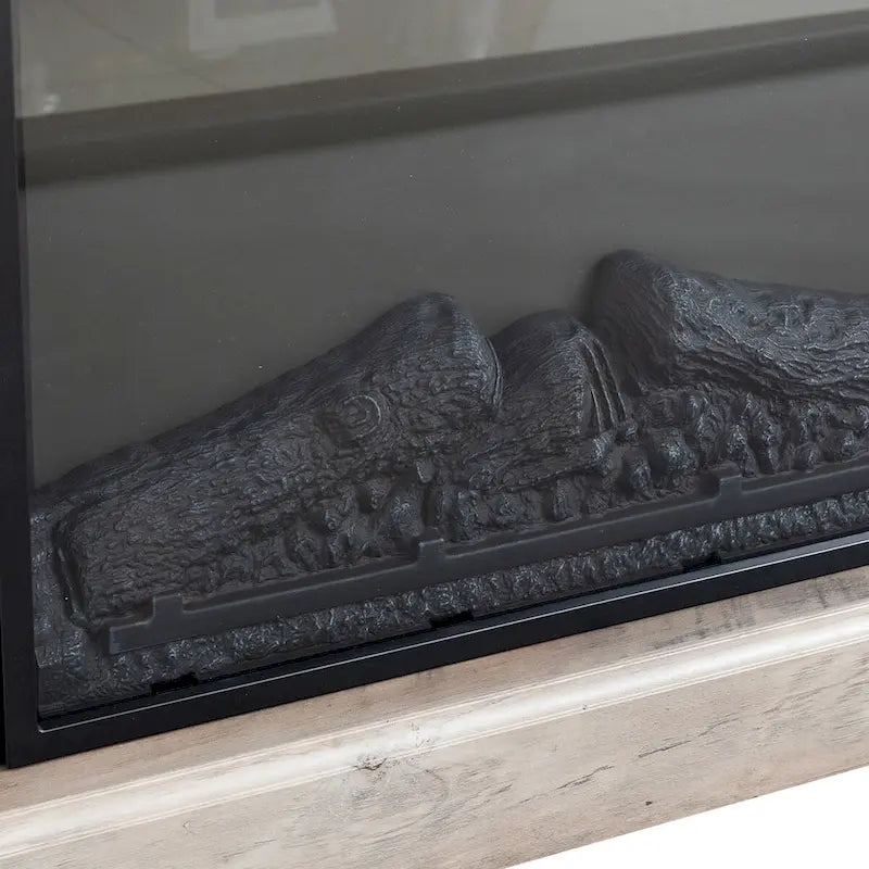 TVstand with electronicfireplace and remote control