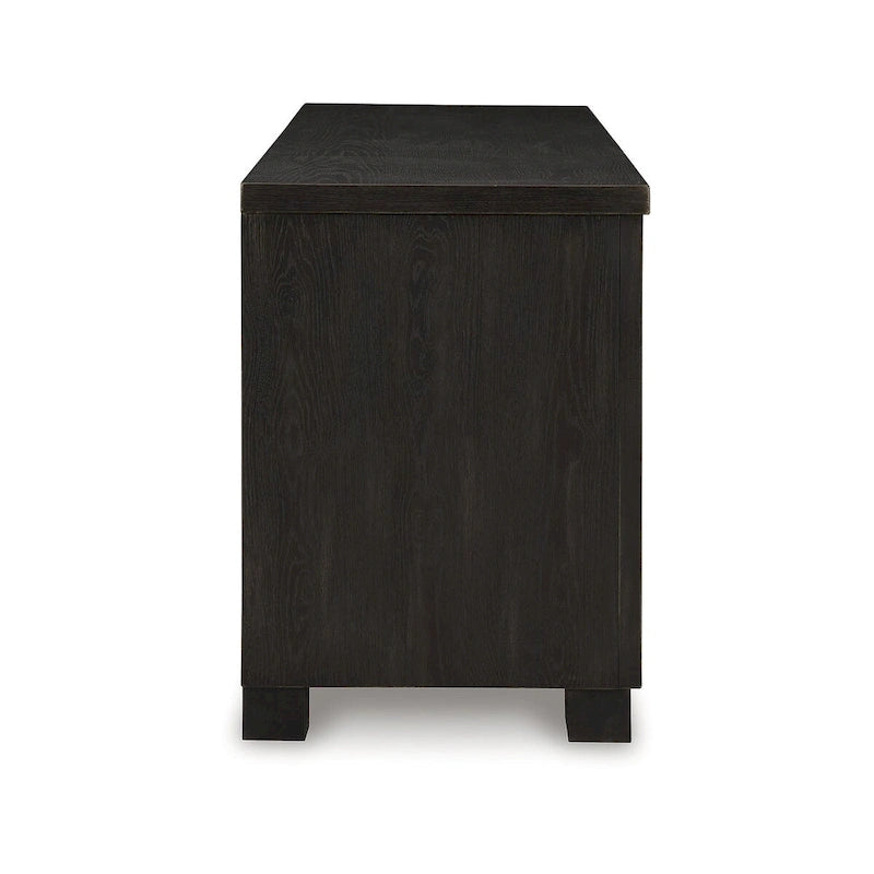 Signature Design by Ashley Galliden Black 80 TV Stand for TVs up to 92 - 79.5 W x 20 D x 28.13 H