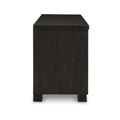 Signature Design by Ashley Galliden Black 80 TV Stand for TVs up to 92 - 79.5 W x 20 D x 28.13 H
