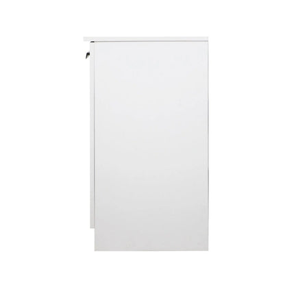 Saint Birch Miami White Wood Grain 3-Door Contemporary Credenza File Cabinet