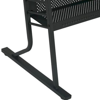 Eclipse Ultra Grey and White Wood Top Sewing Table