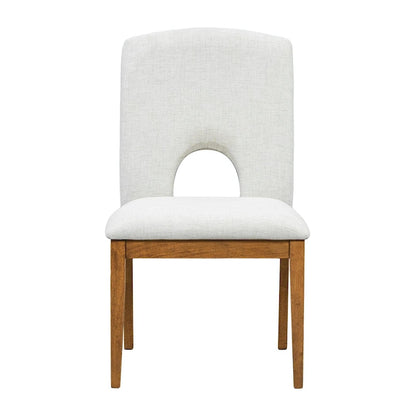 Modern 5-Piece Round Dining Set with 16.2 Removable Leaf