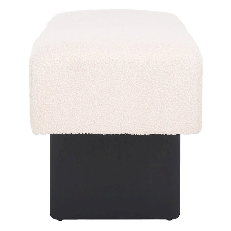 Home Ryer Boucle Bench - 60Wx16Dx19H