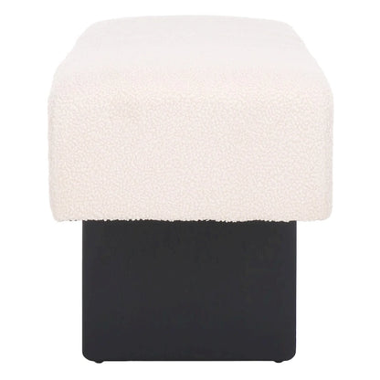 Home Ryer Boucle Bench - 60Wx16Dx19H