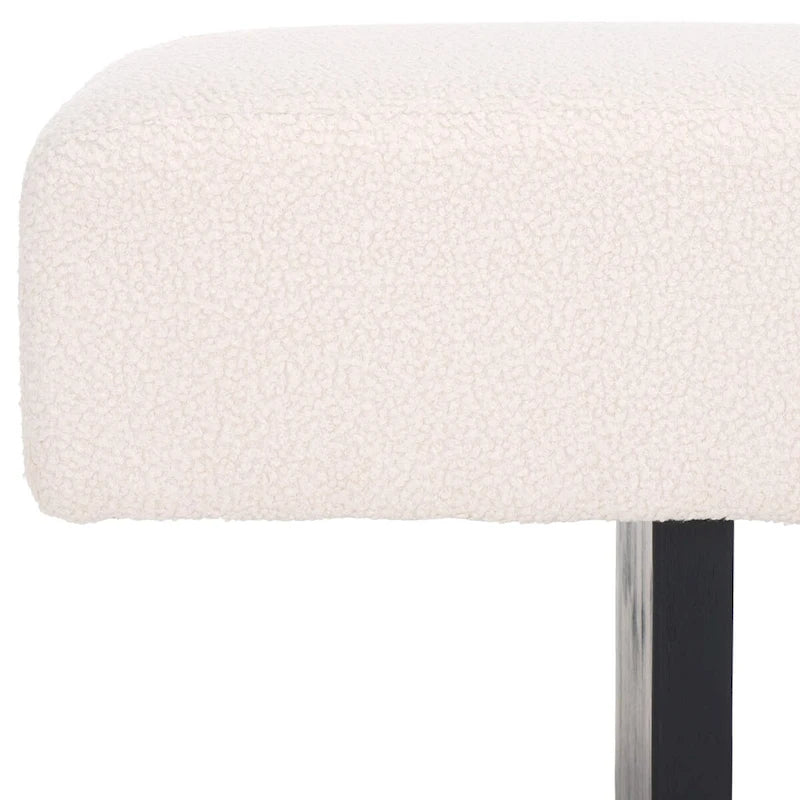 Home Ryer Boucle Bench - 60Wx16Dx19H