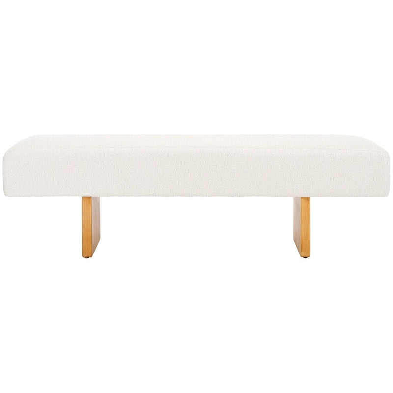 Home Ryer Boucle Bench - 60Wx16Dx19H