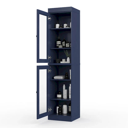 Meuble sous-vasque 100 % bois massif 42 cm avec portes en option par Palace Imports