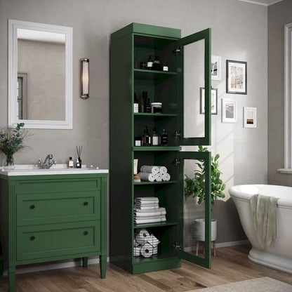 Meuble sous-vasque 100 % bois massif 42 cm avec portes en option par Palace Imports