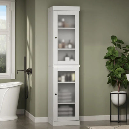 Meuble sous-vasque 100 % bois massif 42 cm avec portes en option par Palace Imports