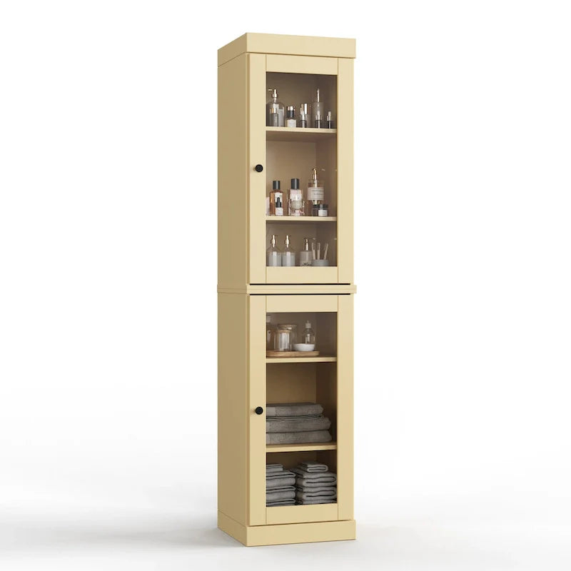Meuble sous-vasque 100 % bois massif 42 cm avec portes en option par Palace Imports