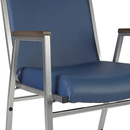 Chaise empilable robuste avec accoudoirs - 21P x 21L x 31H