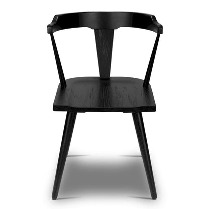 Chaise de salle à manger Poly & Bark Enzo - Bois de chêne massif