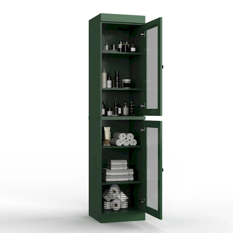 Meuble sous-vasque 100 % bois massif 42 cm avec portes en option par Palace Imports