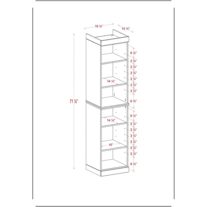 Meuble sous-vasque 100 % bois massif 42 cm avec portes en option par Palace Imports