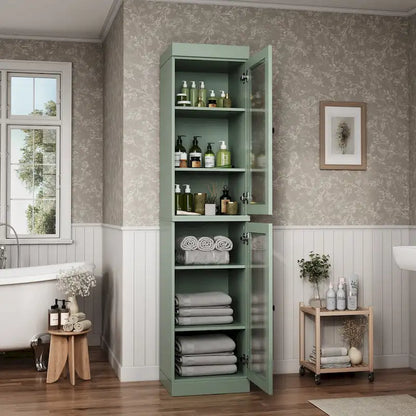 Meuble sous-vasque 100 % bois massif 42 cm avec portes en option par Palace Imports