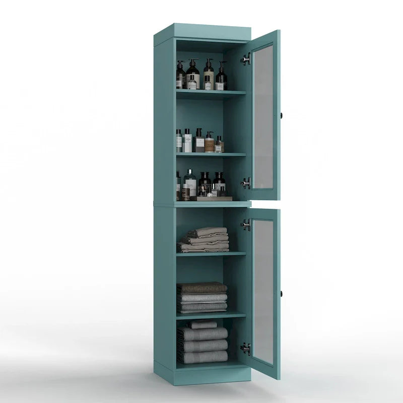 Meuble sous-vasque 100 % bois massif 42 cm avec portes en option par Palace Imports