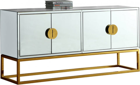 Mirrored with Gold Console SKU: CO00020