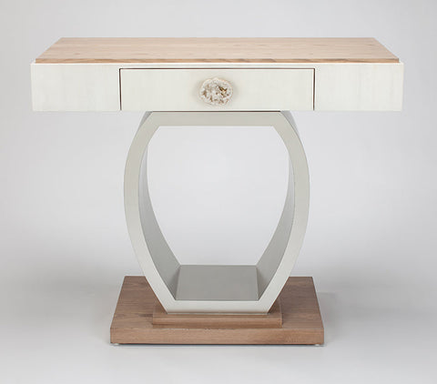 Geo Stone Accents Console Table SKU: CO00014
