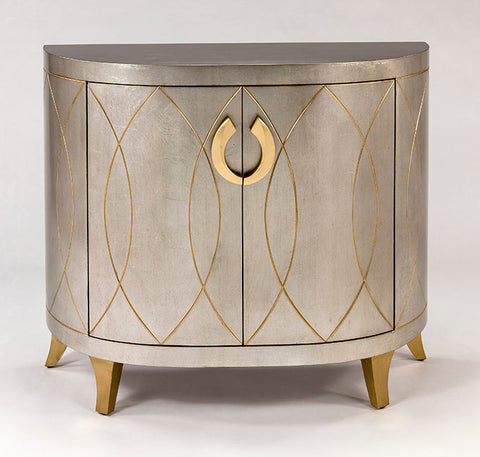 Warm Silverleaf with Gold Details Console SKU: CO00025