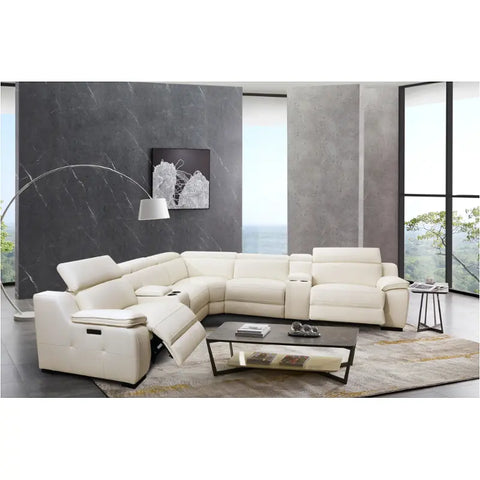 PREMIUM LEATHER POWER SECTIONAL SKU: SE0019